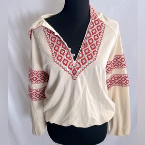 Free people stitched hoodie
